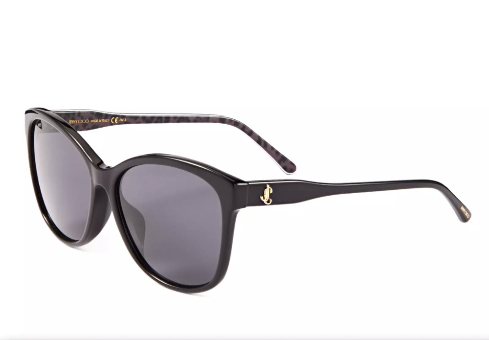 Jimmy Choo LIDIE/F/SK - 1EIIR - 59 Lunettes de soleil Noir Œil de chat