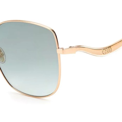 Jimmy Choo MAMIE/S - DDBEZ - 60 Lunettes de soleil Or Coussin arrondi