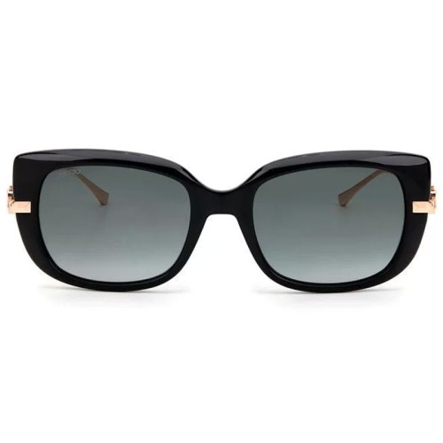 Jimmy Choo ORLA/G/S - 8079O - 54 Lunettes de soleil Or, Noir Angulaire