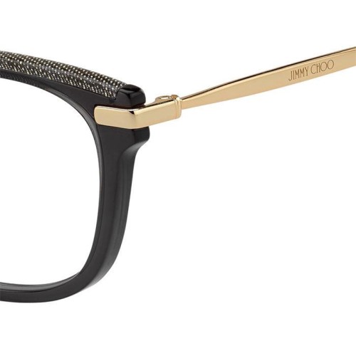 Jimmy Choo JC248 - EIB - 53 Cadres optiques Or, Noir Angulaire