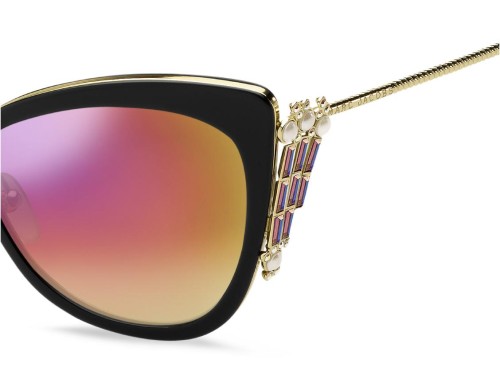 Marc Jacobs 263/S - 807VQ - 56 Lunettes de soleil Or, Noir Œil de chat