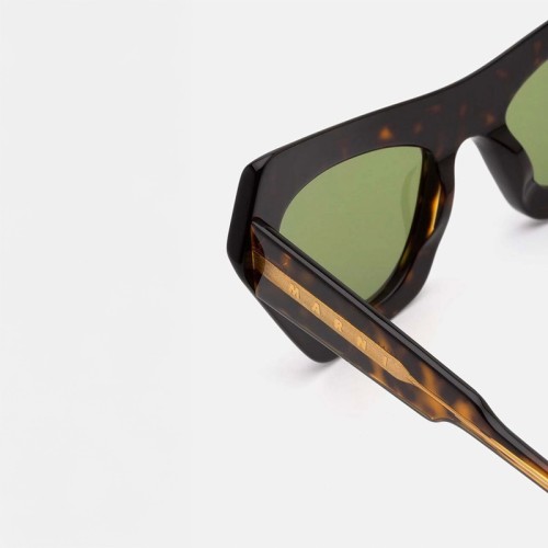 Marni 4EM Devil's Pool - 56 Lunettes de soleil Havane Œil de chat