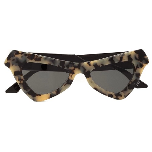 Marni 89X Fairy Pools Puma - 50 Lunettes de soleil Marron, Noir, À motifs Œil de chat