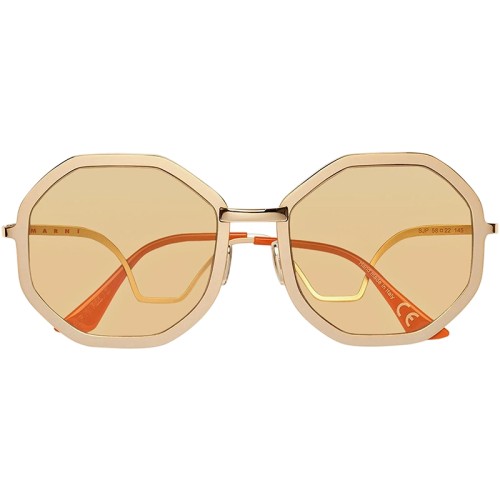 Marni SJP Kamiora Mine Oro - 58 Lunettes de soleil Or Angulaire