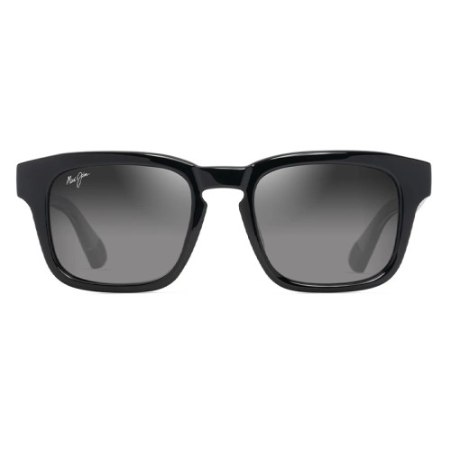 Maui Jim MJ0643S MALUHIA - 001 - 52 - AVEC DES VERRES POLARISÉS Lunettes de soleil Noir Angulaire