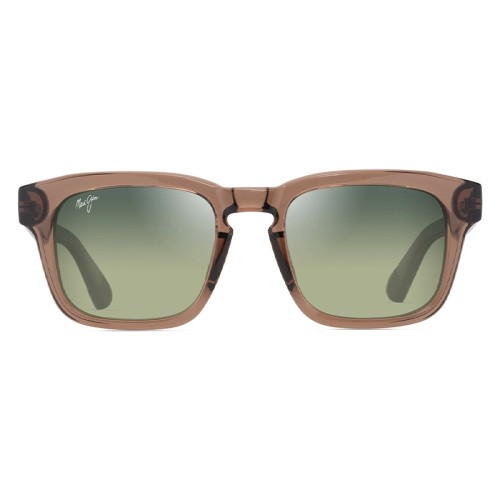 Maui Jim MJ0643S MALUHIA - 003 - 52 - AVEC DES VERRES POLARISÉS Lunettes de soleil Marron Angulaire