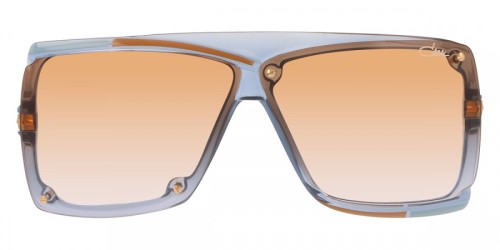 Cazal 859 - 002 - 66 Lunettes de soleil Bleu, Or Dessus plat