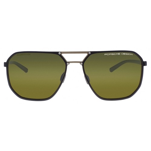 Porsche Design P8971 - A - 61 - AVEC DES VERRES POLARISÉS Lunettes de soleil Noir Pilote (Aviateur)
