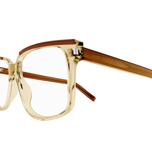 Saint Laurent SL599 OPT - 003 - 58 Cadres optiques Or, Marron Angulaire