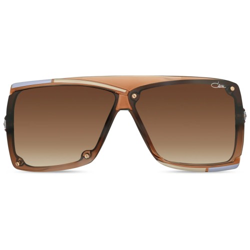 Cazal 859 - 003 - 66 Lunettes de soleil Marron, Or Dessus plat