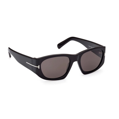 Tom Ford FT0987 ECO CYRILLE-02 - 01A - 53 Lunettes de soleil Noir Angulaire