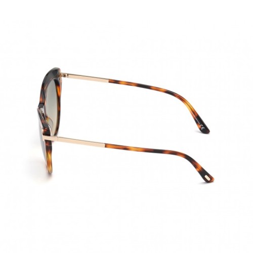 Tom Ford FT0821 KIRA - 55P - 56 Lunettes de soleil Havane Œil de chat