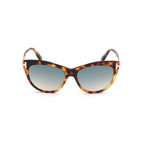 Tom Ford FT0821 KIRA - 55P - 56 Lunettes de soleil Havane Œil de chat