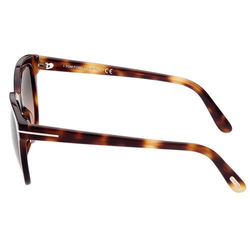 Tom Ford FT0914 OLIVIA-02 - 53P - 54 Lunettes de soleil Havane Coussin arrondi