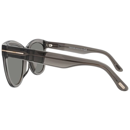 Tom Ford FT0870-F WALLACE - 20D - 57 Lunettes de soleil Gris Œil de chat