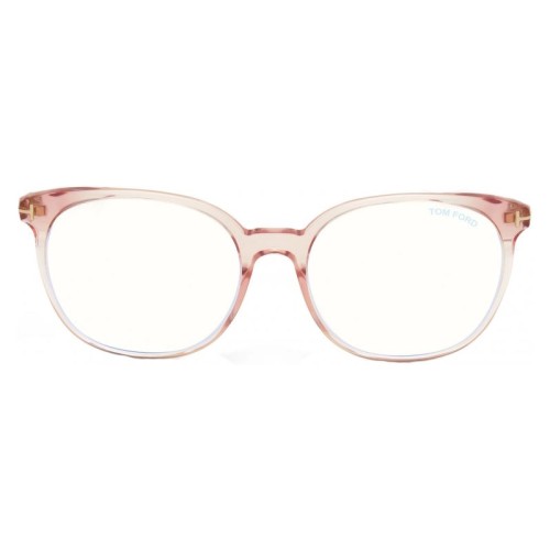 Tom Ford TF5671-B - 072 - 56 - AVEC DES VERRES À FILTRE ANTI LUMIÈRE BLEU-VIOLET Cadres optiques Pink Pillow (Rounded)