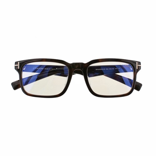 Tom Ford TF6006-D-B - 052 - 53 - AVEC DES VERRES À FILTRE ANTI LUMIÈRE BLEU-VIOLET Cadres optiques Havane foncé Angulaire