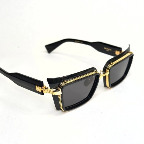 Balmain BPS-130 ADMIRABLE - A - 52 Lunettes de soleil Or, Noir Œil de chat