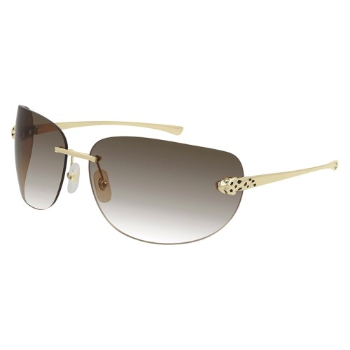 Cartier CT0266S - 004 - 61 Lunettes de soleil Gold Square