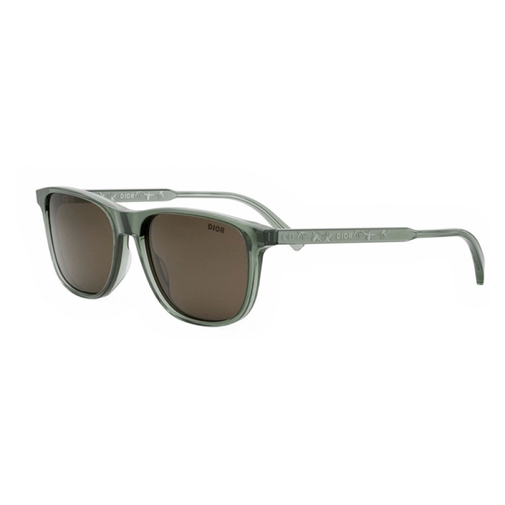 Dior INDIOR S3I - 55F0 A - 56 Lunettes de soleil Vert Angulaire