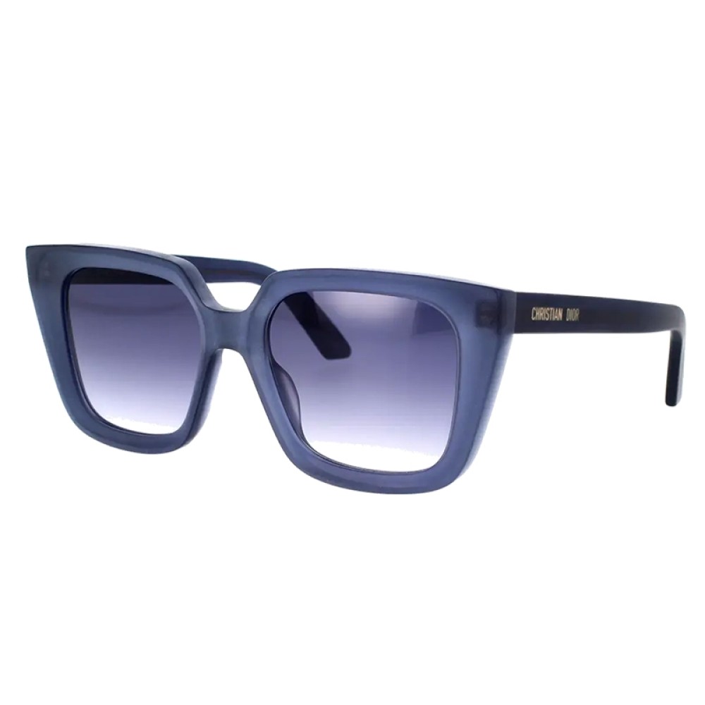 Dior DIORMIDNIGHT S1I - 31F0 A - 53 Lunettes de soleil Bleu Coussin arrondi
