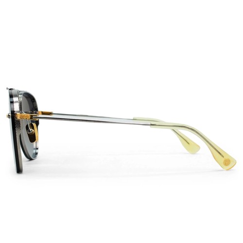 Dita DECADE-TWO DRX-2082 - A - 62 Lunettes de soleil Or, Argent Pilote (Aviateur)
