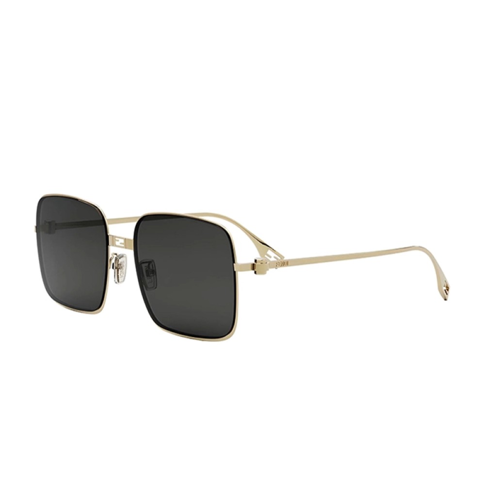 Fendi FE40123U - 30A - 55 Lunettes de soleil Or Angulaire