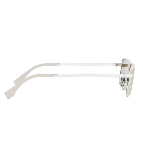 Fendi FE40102U - 25N - 53 Lunettes de soleil Blanc Angulaire