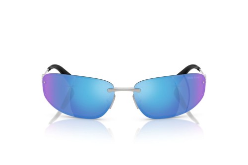 MIU MIU MU A50S - 1BC10K - 68 Lunettes de soleil Argent Rectangle