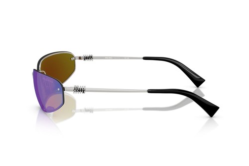 MIU MIU MU A50S - 1BC10K - 68 Lunettes de soleil Argent Rectangle