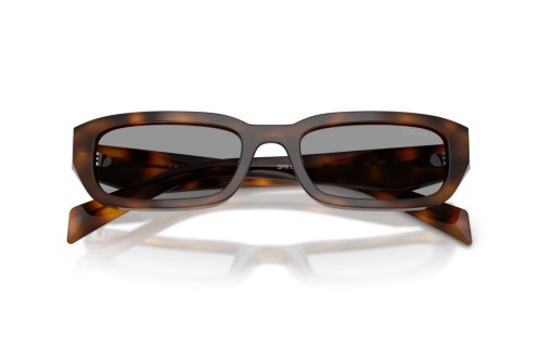 PRADA PR B06S - 20D50Q - 53 Lunettes de soleil Havane foncé Angulaire