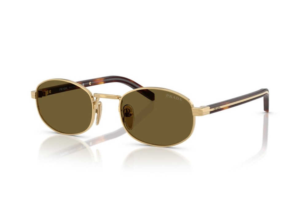 PRADA PR B53S - 5AK09Z - 52 Lunettes de soleil Gold Oval