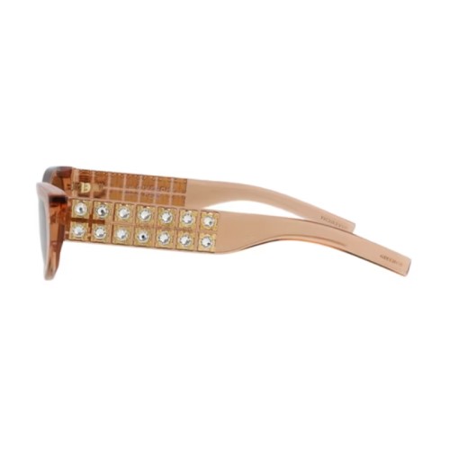 Givenchy GV40078I - 42E - 56 Lunettes de soleil Marron, Or Œil de chat