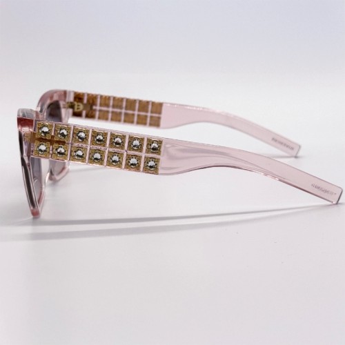 Givenchy GV40077I - 72B - 54 Lunettes de soleil Rose, Transparent Angulaire