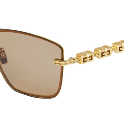 Givenchy GV40052U - 30E - 138 Lunettes de soleil Or Bouclier
