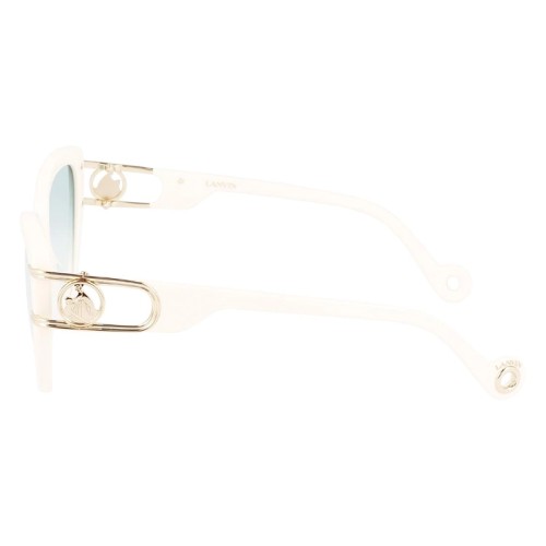 Lanvin LNV643S - 102 - 56 Lunettes de soleil Blanc Œil de chat