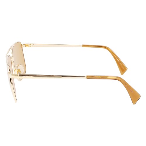 Lanvin LNV120S - 709 - 58 Lunettes de soleil Or, Marron Pilote (Aviateur)