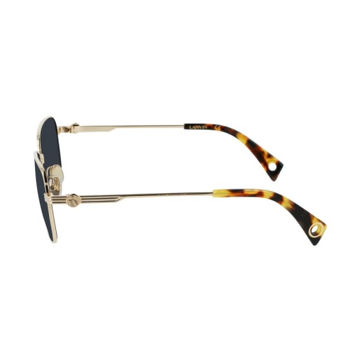 Lanvin LNV104S - 710 - 56 Lunettes de soleil Or, Havane Angulaire