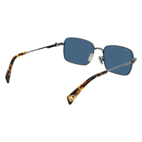 Lanvin LNV104S - 050 - 56 Lunettes de soleil Argent, Havane Angulaire