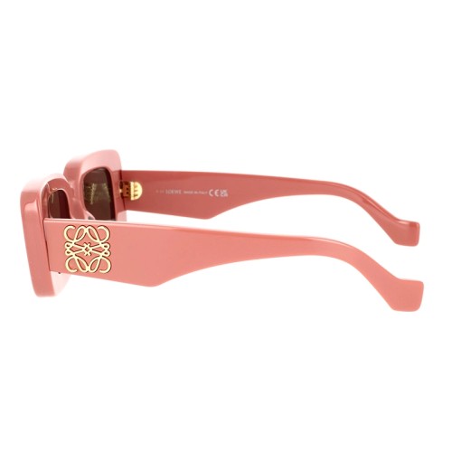 Loewe LW40101I - 72E - 46 Lunettes de soleil Rose Angulaire