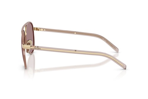 PRADA PR B57S - ​24E20I - ​59 Lunettes de soleil Or Pilote (Aviateur)