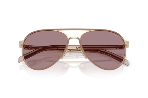 PRADA PR B57S - ​24E20I - ​59 Lunettes de soleil Or Pilote (Aviateur)