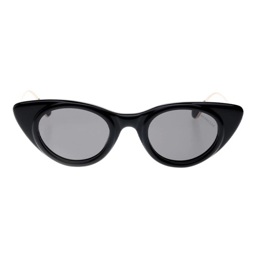 Moncler ML0102 - 01A - 45 Lunettes de soleil Or, Noir Œil de chat