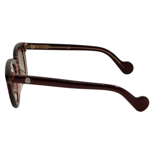 Moncler ML0044 - 71F - 48 Lunettes de soleil Marron Coussin arrondi