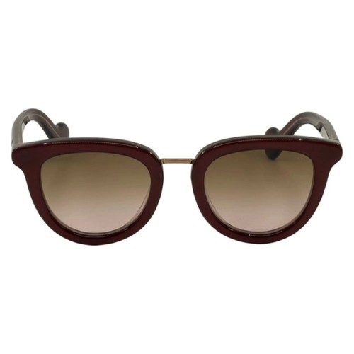Moncler ML0044 - 71F - 48 Lunettes de soleil Marron Coussin arrondi