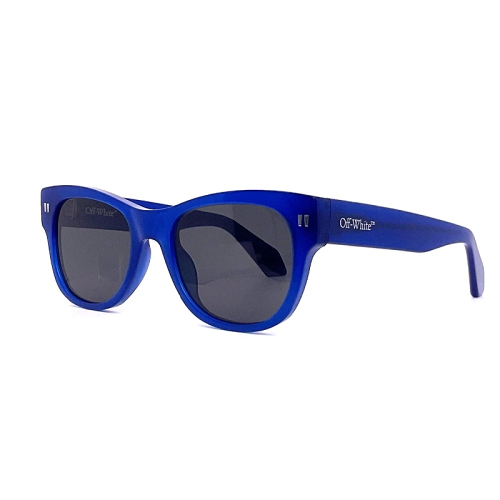 Off-White OERI107 MOAB - 4507 - 52 Lunettes de soleil Bleu Coussin arrondi