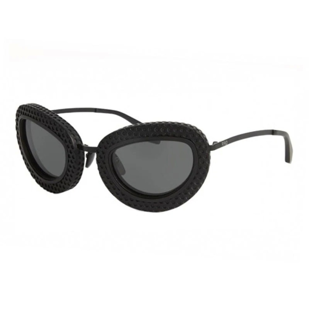 Off-White OERI099 TOKYO - 1007 - 52 Lunettes de soleil Noir Ovale
