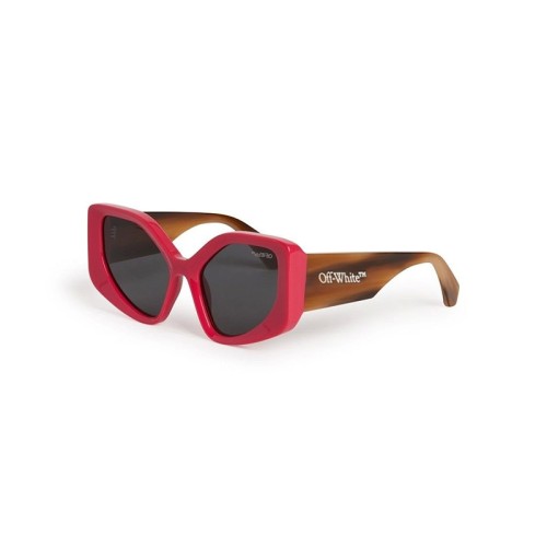 Off-White OERI076 DENVER - 2907 - 55 Lunettes de soleil Rouge, Marron Papillon