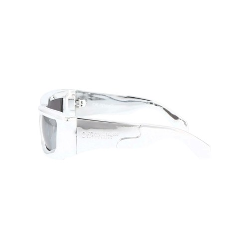 Off-White OERI074 VOLCANITE - 7272 - 58 Lunettes de soleil Argent Angulaire