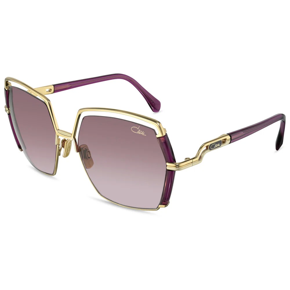 Cazal 9502 - 004 - 58 Lunettes de soleil Or, Violet Angulaire